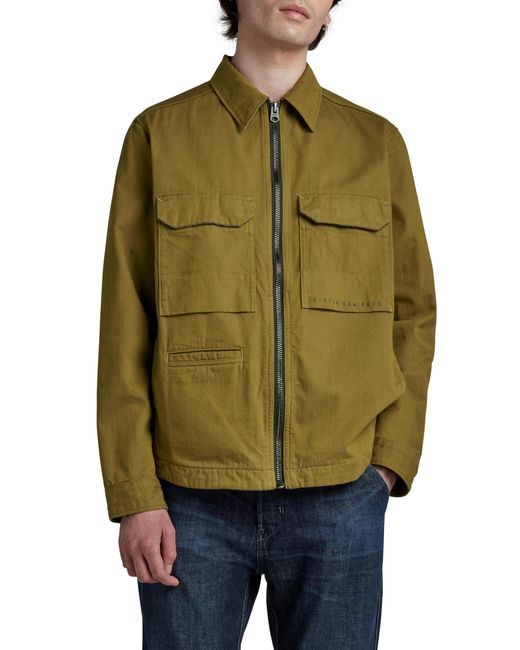G-Star RAW Green G-tar 10 Degree Padded Jacket for men