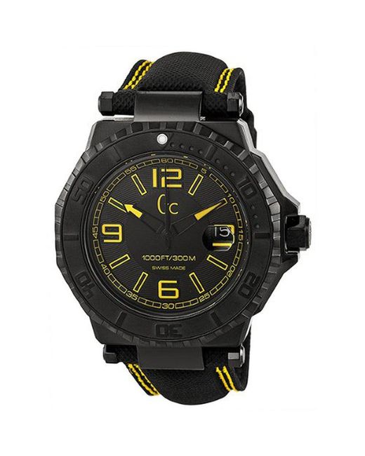 Guess Black S Gc Gc-3 Watch X79014g2s for men