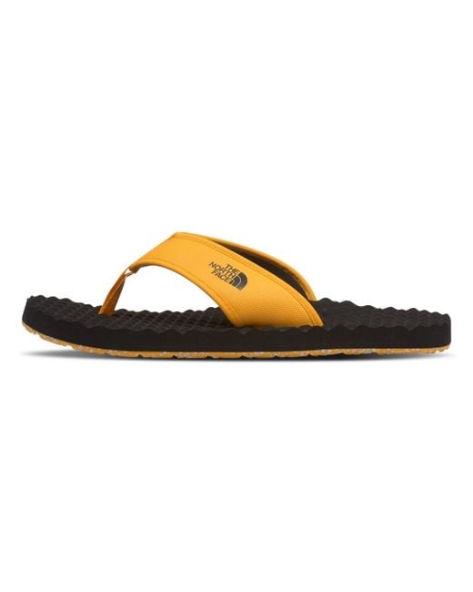 The North Face Brown Base Camp Ii Flip-flop Summit Gold/tnf Black 9 for men
