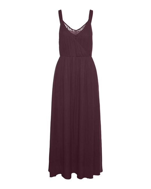 Vero Moda Purple Female Kleid VMOLIVIA Langes Kleid