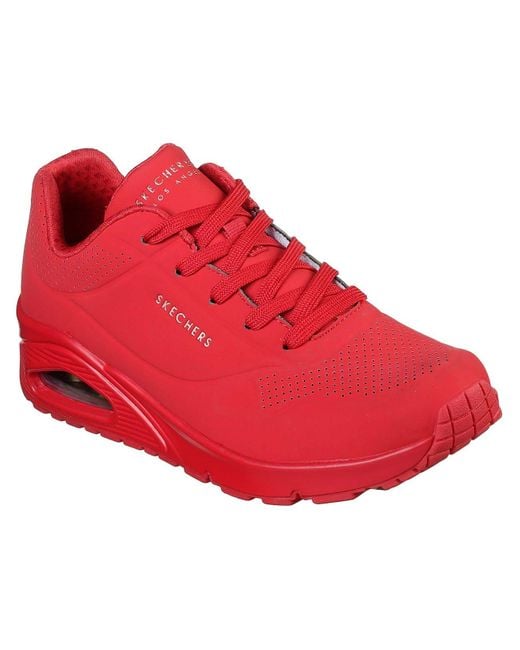 Uno- Stand On Air di Skechers in Red