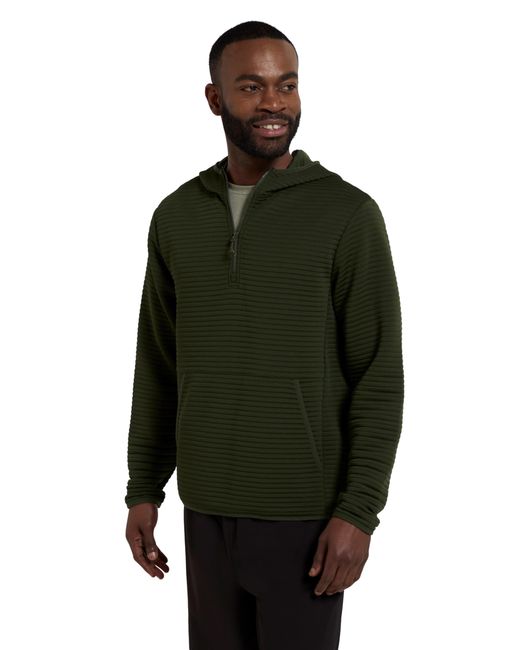 Mountain Warehouse Green Half Zip Sweatshirt With Kangaroo for men