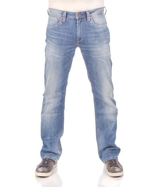 Kingston Zip Pants Pepe Jeans pour homme en coloris Blue