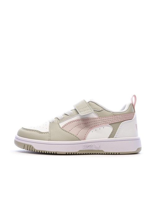 Scarpa YUNIOR 397419-31 Rebound V6 Low(HP/2) 45/2 WHITEMIST-Desert Dust di PUMA