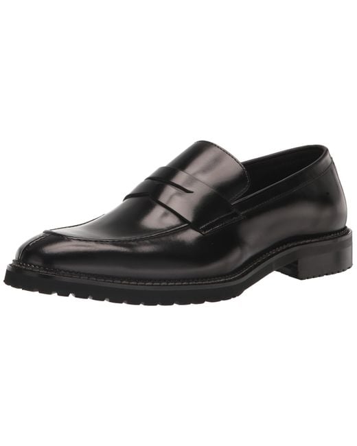 Steve Madden Saban Penny Loafer in Black for Men Lyst