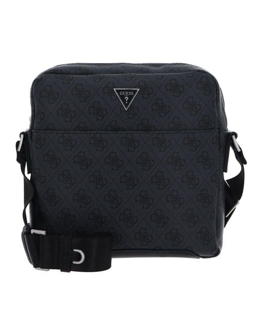 Guess Torino Top Zip Crossbody Flat Black
