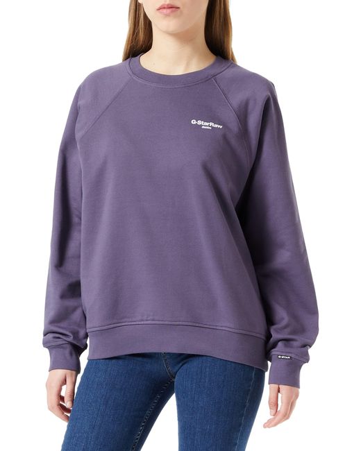 G-Star RAW Purple Staff Graphic Sweatshirt