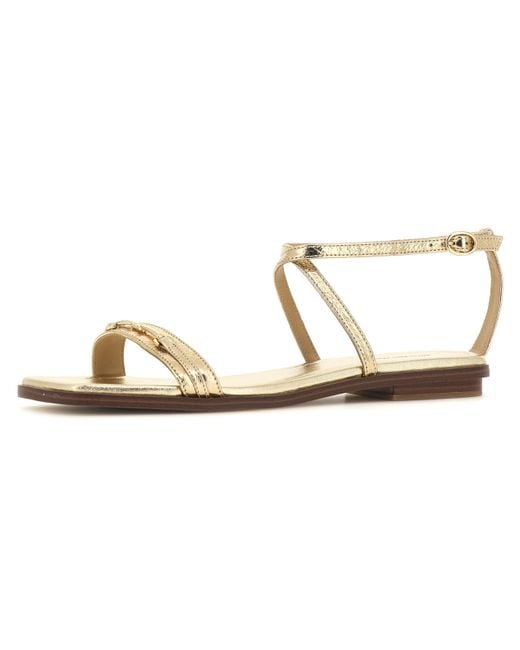 Michael Kors Metallic Lena Flat Sandal