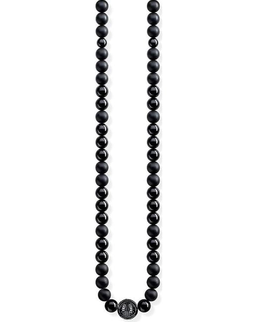 Thomas Sabo Black Kette Power Necklace Schwarz 925 Sterling Silber KE1674-704-11