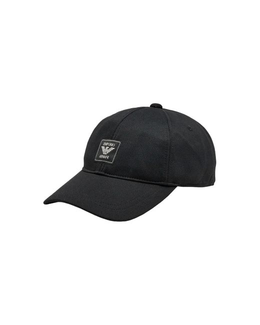 Emporio Armani Cap Logo in Black für Herren