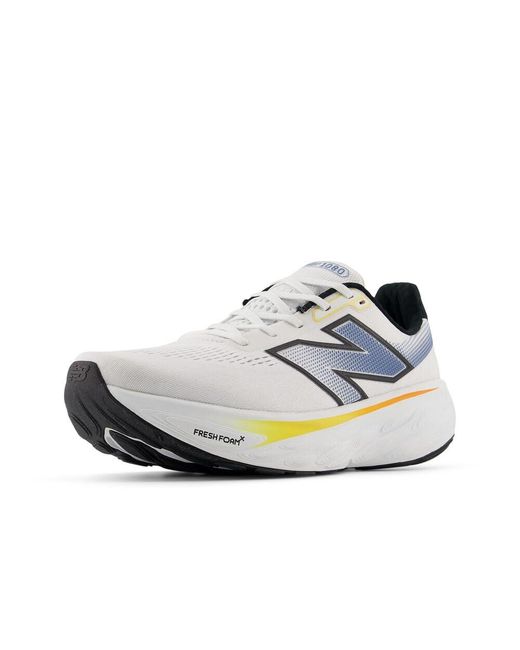 New Balance White Fresh Foam X 1080 V14 Running Shoe for men