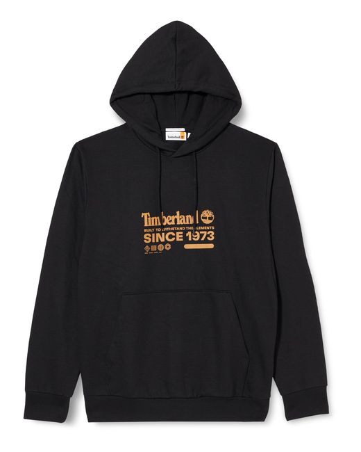 Hoodie 1 Tier 3 Sudadera Timberland de hombre de color Black