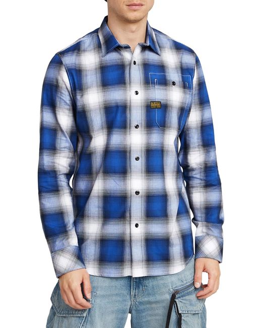 G-Star G-star Bristum 2.0 Slim Shirt Voor in het Blue voor heren