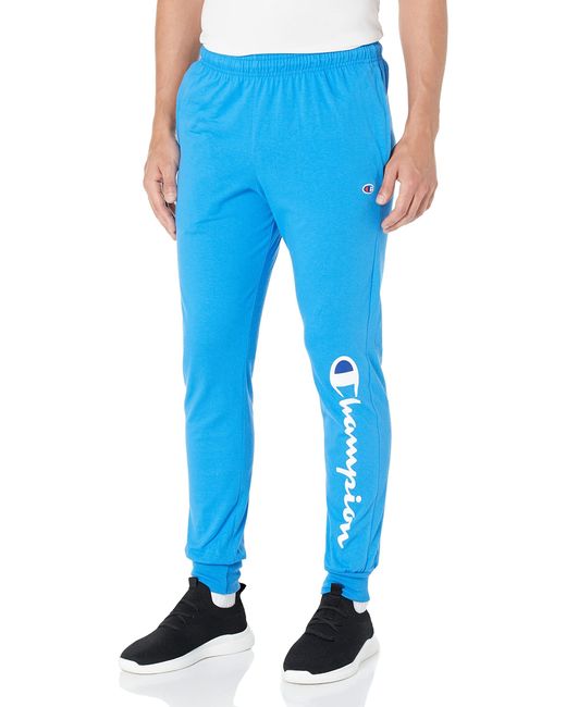 Champion Blue Classic Jersey Joggers for men