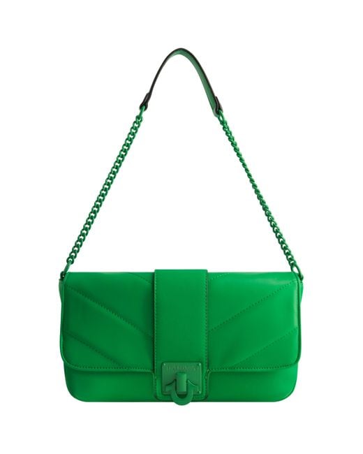 True Religion Green Shoulder Bag Purse