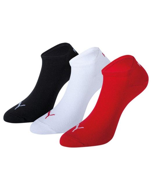 PUMA Red Invisible Sportive Sneaker Sock