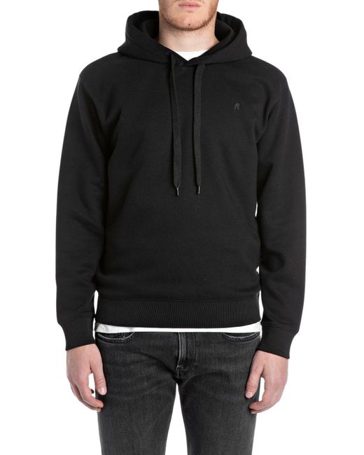 Replay M3103 Kapuzenpullover in Black für Herren