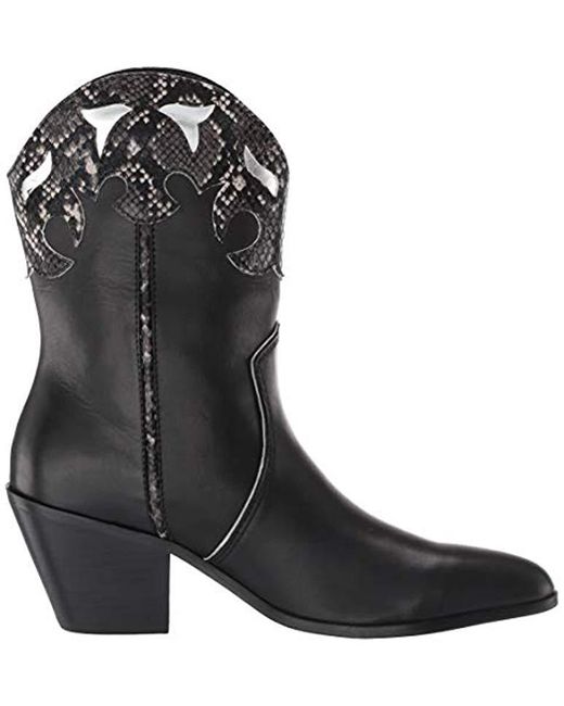 steve madden black cowboy boots