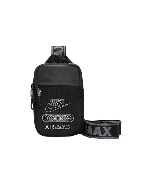 Nike Black Adults Air Max Mini Crossbody Bag Fq0232 010