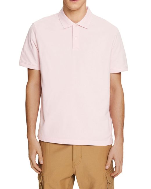 993ee2k320 Camisa de Polo Esprit de hombre de color White
