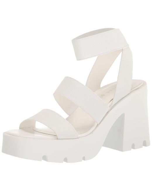 Madden Girl Temple Heeled Sandal in White Lyst