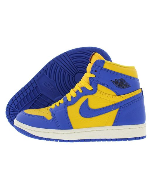 Nike Blue S Air Jordan 1 Retro Hi Og Trainers Fd2596 Sneakers Shoes