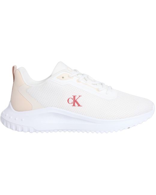Calvin Klein Eva Runner L-up Mix Mesh Logo Ck Yw0yw01851 Low-top Voor in het Black