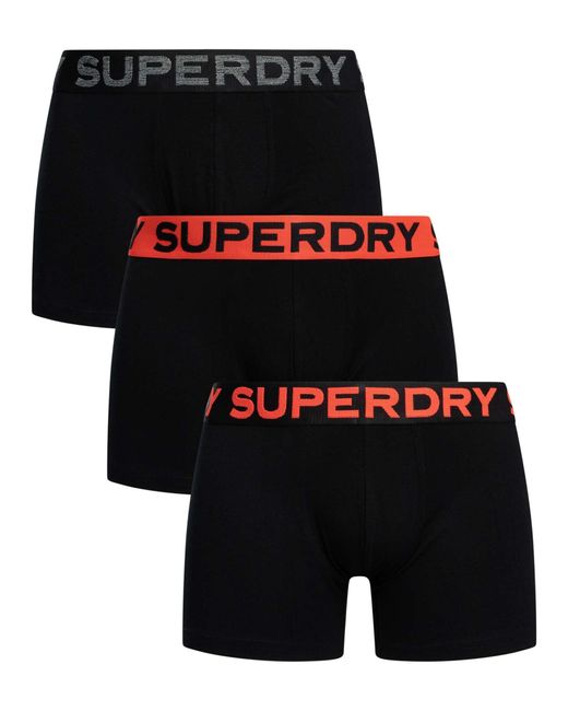 Caleçon s Superdry pour homme en coloris Black