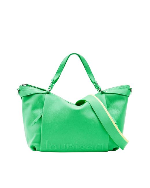 renhed sweater Elendig Desigual Accessories Pu Hand Bag in Green | Lyst