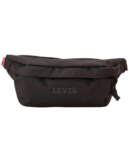 Levi's Black 's Small Banana Sling Headline Logo