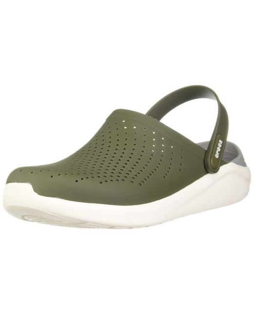 Literide Clog de Crocs™ de color Verde Mujer Zapatos de Tacones de Zuecos 