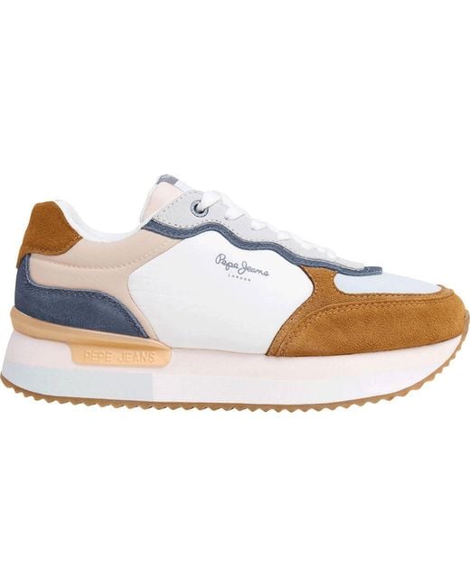 Pepe Jeans Rusper Class Sneak Voor in het White