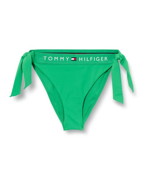 Tommy Hilfiger Green Cheeky Side Tie Bikini Uw0uw04497