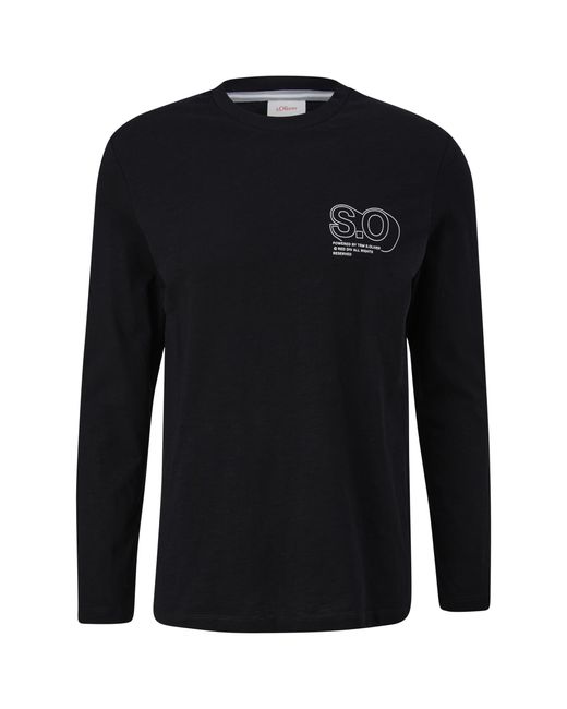 S.oliver 2145804 T-Shirt in Black für Herren