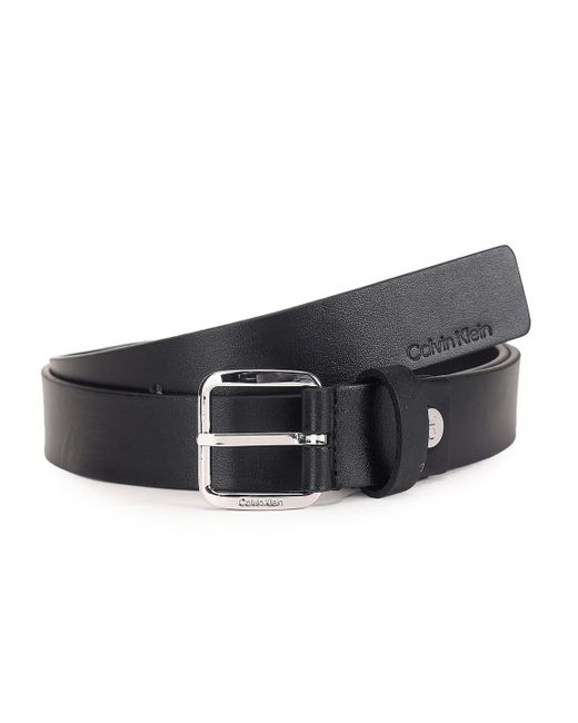 Calvin Klein Black Adj/rev Domed 35mm K50k509948 Belts for men