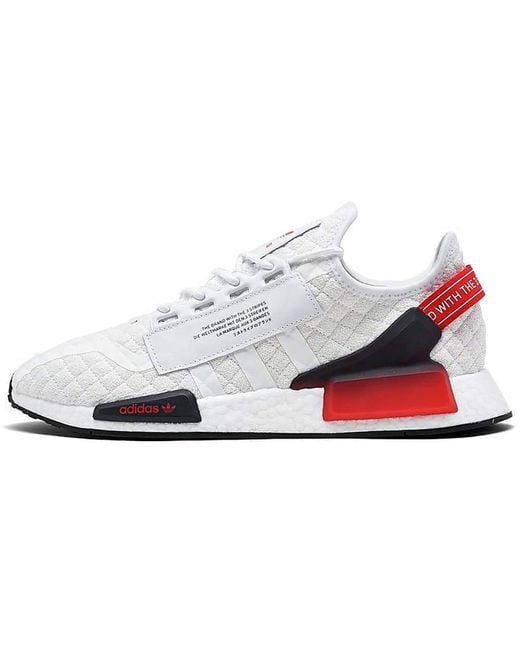 Adidas White S Nmd R1 V2 Quilted Casual S Shoes Fz4636 Size 13 for men