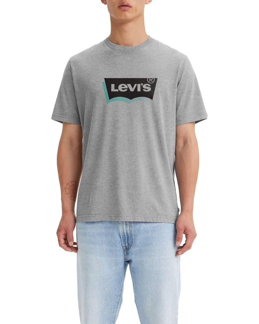 Levi's Black Ss Relaxed Fit Tee T-shirt for men