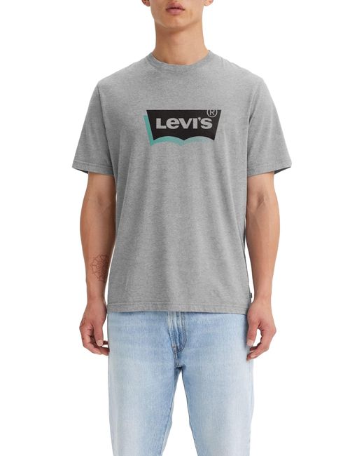 Ss Relaxed Fit Tee di Levi's in Black da Uomo