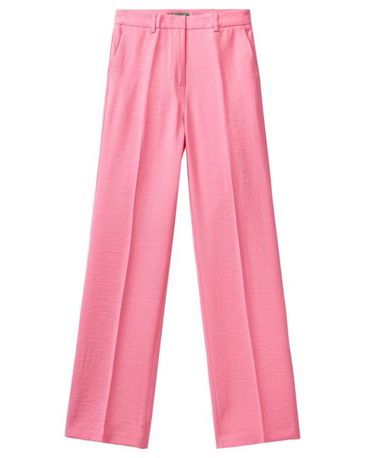 Pantalone di Benetton in Pink