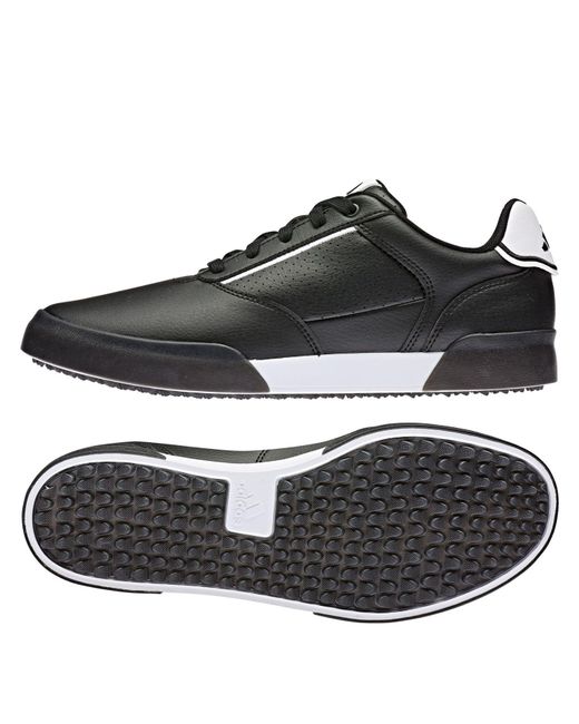 Adidas Black Retrocross Spikeless Golf Sneakers for men