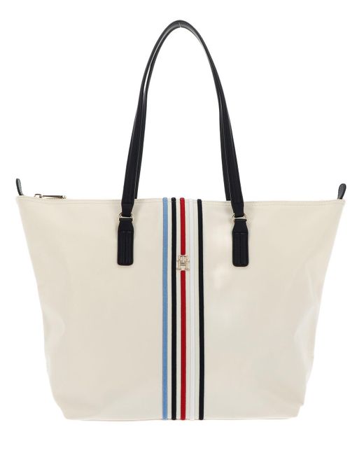 Tommy Hilfiger Metallic Poppy Tote Corp Aw0aw15981