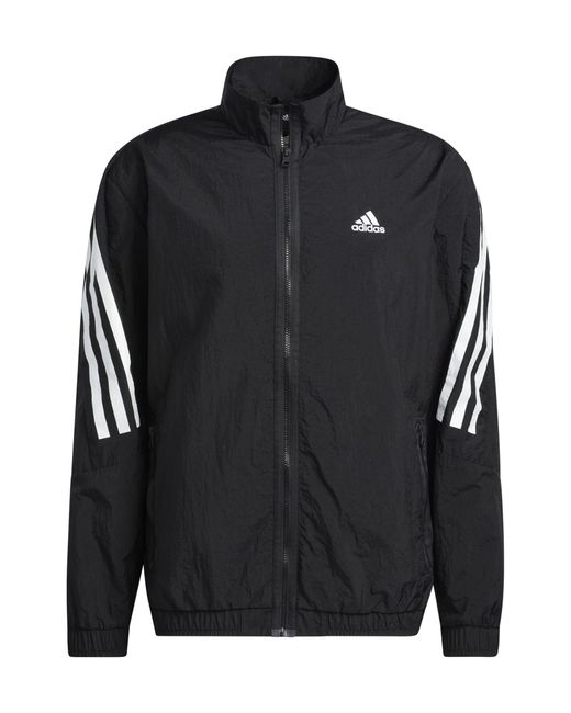 Adidas Black M Fi Wv Tt Jacket for men