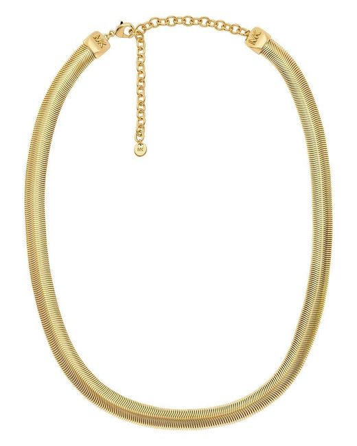 Collana da donna in metallo di Michael Kors in Metallic