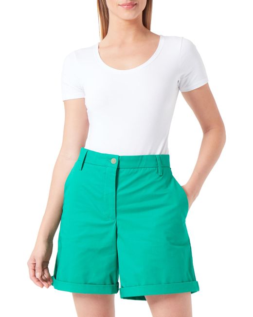 Tommy Hilfiger Blue Chino-Shorts Mom Fit
