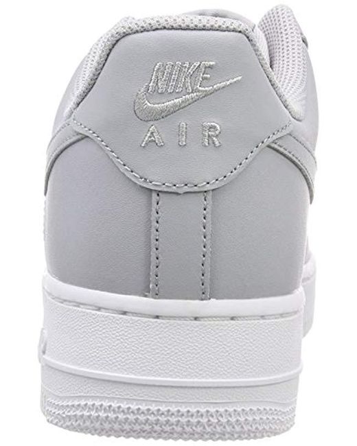 Men's Gray Air Force 1 '07 Basketball Shoes Men's Gray Air Force 1 '07 Basketball Shoes