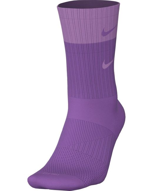 Nike U Nk Everyday Plus Cush Crew Sokken in het Purple