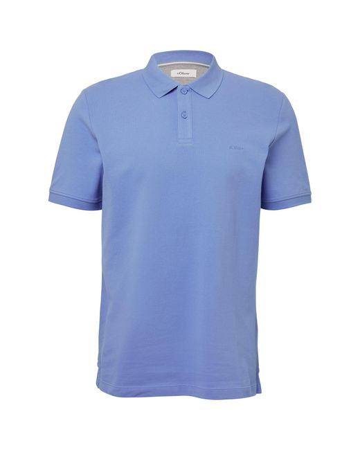 S.oliver Poloshirt aus Baumwollpiqué himmelblau XL in Blue für Herren