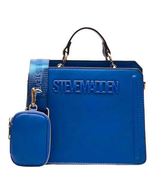 Steve Madden Blue Bevelyn Convertible Crossbody Bag