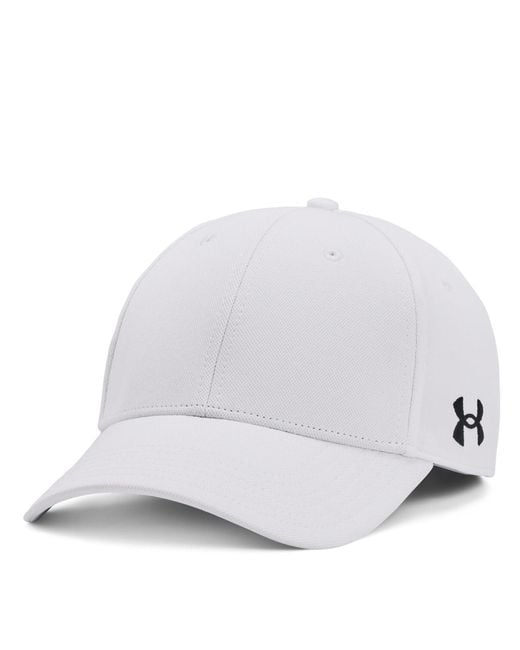 Cappello Blitzing Low Team Stretch Fit Da Uomo Nero di Under Armour in White da Uomo