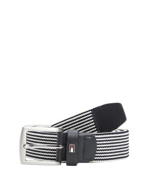 Tommy Hilfiger 3,5 Cm Denton Elastische Gevlochten Riem in het Blue voor heren